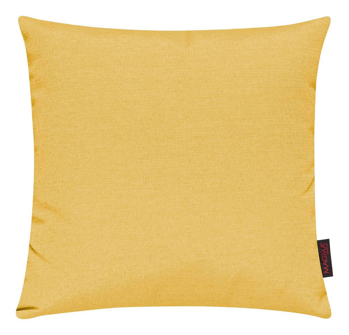 KISSENHÜLLE 2er Set Fino uni 50/50 cm - Hellgelb, Textil (50/50cm) - Magma Heimtexx
