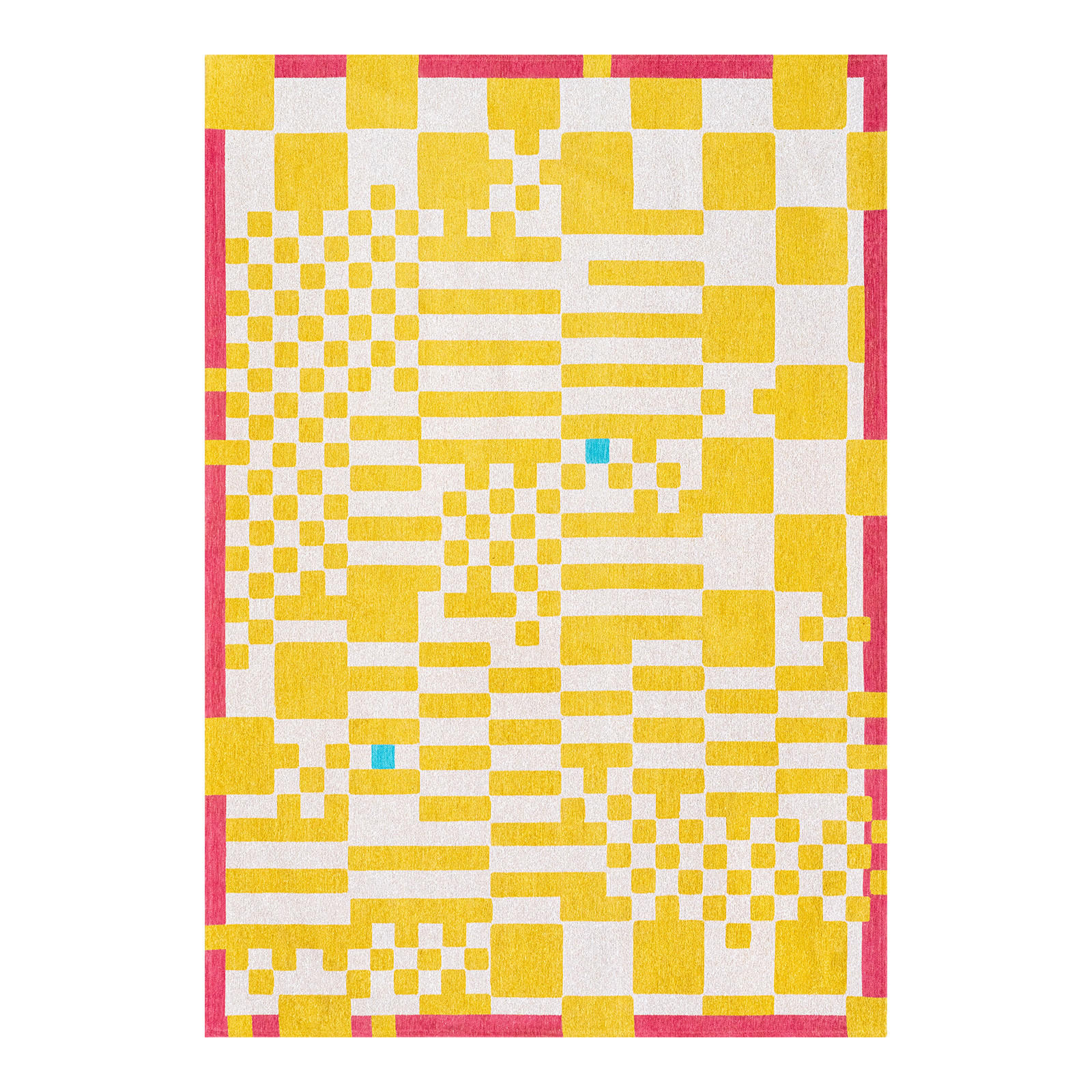 PREPROGA Chess Cupcake 170/240 cm - rumena, tekstil (170/240cm) - Louis De Poortere