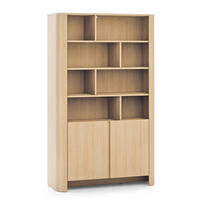 REGALSCHRANK Bari Eiche Vicenza 103 / 39 / 170cm - Kaschmir/Eichefarben, Holz/Holzwerkstoff (103/170/39cm) - Feldmann-Wohnen