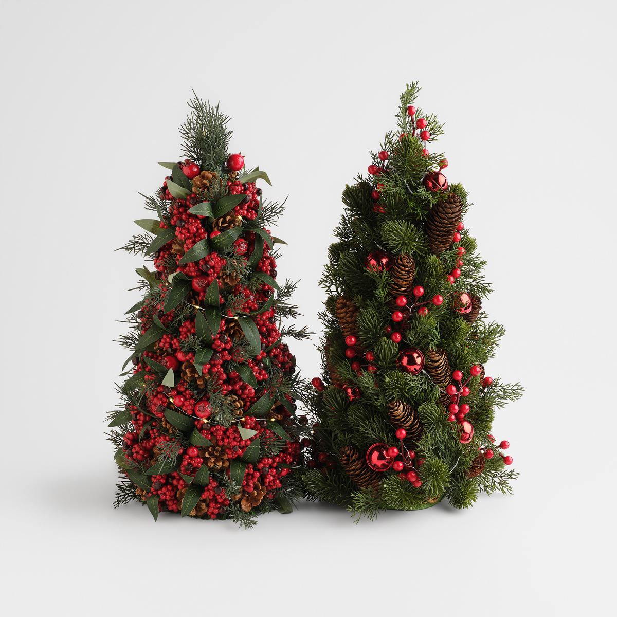 LED-MITTELSTÜCK Royal, Rot, 50x27 cm, Dekorative Weihnachtsdeko - Rot, Kunststoff (27cm) - home&you