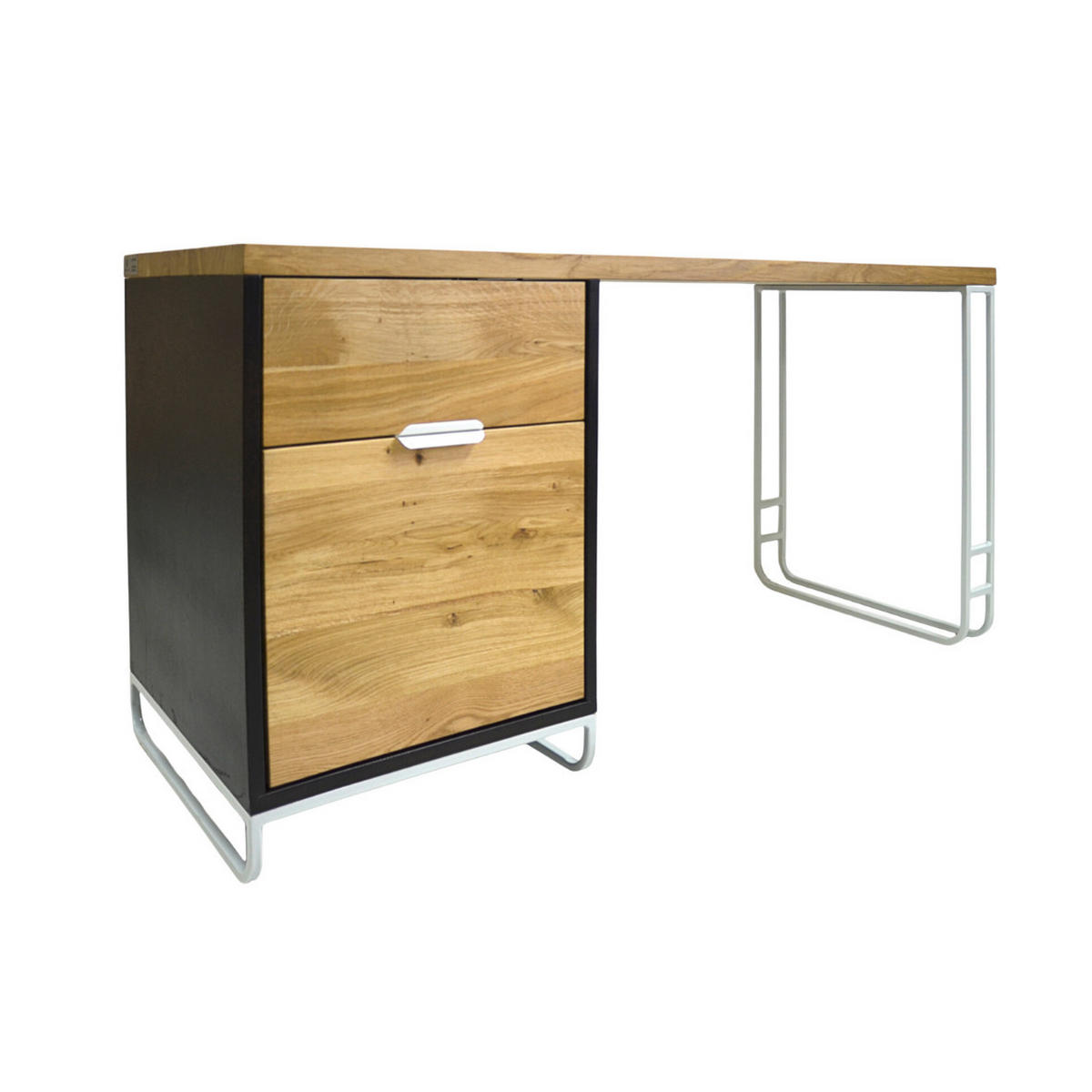 HOLZSCHREIBTISCH für das Arbeitszimmer oder Büro DENIS - Eichefarben, Holz (60/150/75cm) - Rawood Furniture