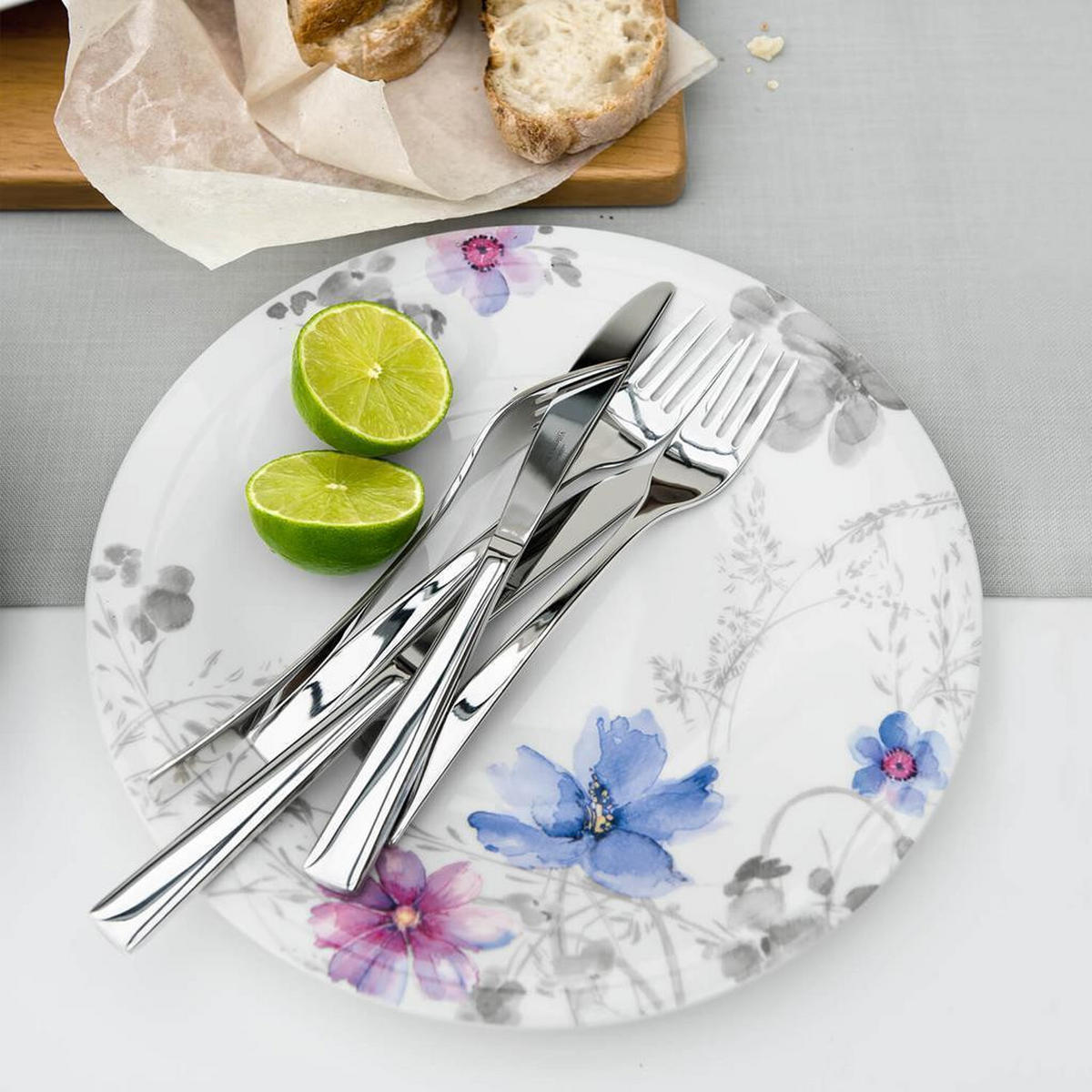 BASIC-SET Mariefleur Gris Basic bunt 6er Set - Multicolor, Keramik (1/1/1cm) - Villeroy & Boch