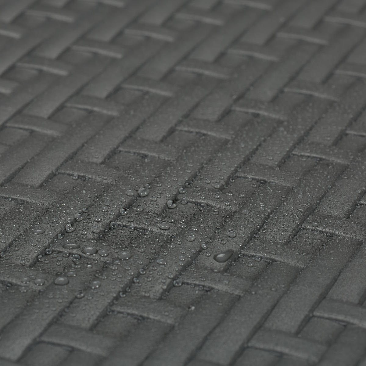 GARTENTISCH - Grau, Kunststoff/Metall (62/62/73cm) - Relaxdays