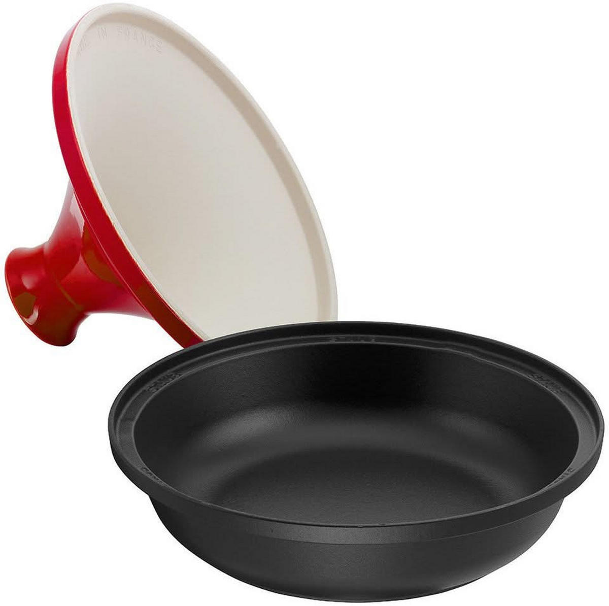TAJINE Kirsche - ø 28 cm - Rot, Metall (28cm) - Staub