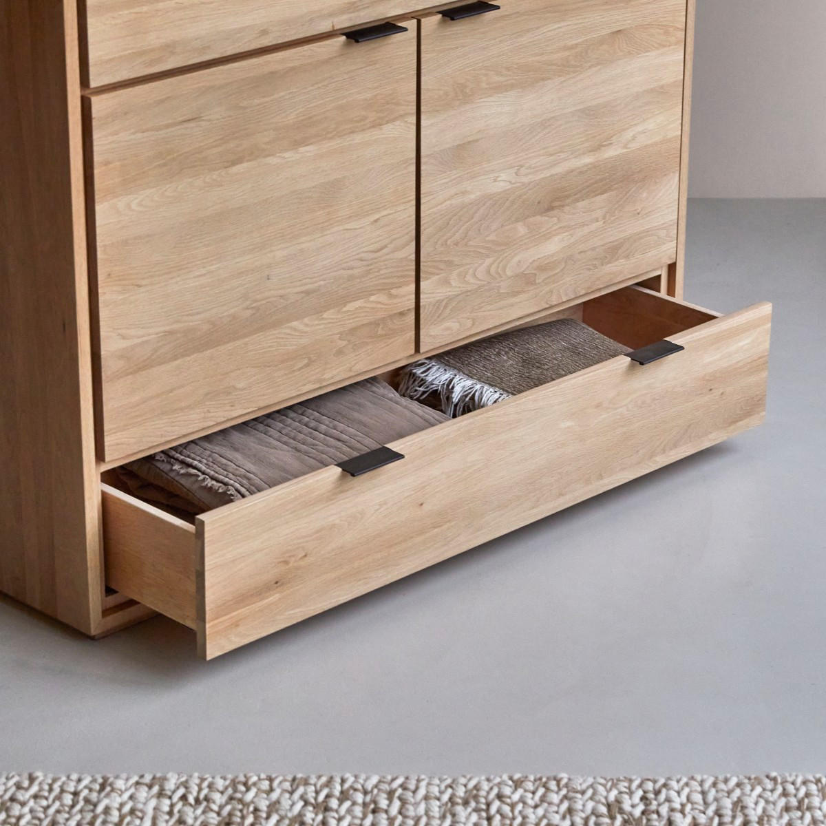 SIDEBOARD Senson Natur aus Eiche - Naturfarben, Holz (120/92/45cm) - Tikamoon
