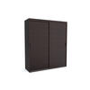 KLEIDERSCHRANK MAT C Braun 180x60x205 cm - Braun, Holzwerkstoff (180/205/60cm) - FURNLUX