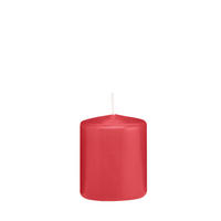 STUMPENKERZEN Himbeere Ø 58 x 80 mm, 16 Stück - Altrosa, Paraffin (6/8cm) - Wiedemann Kerzen