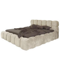 POLSTERBETT 180x200 ELVA Beige - Beige, Holzwerkstoff/Textil (180/200cm) - Compleo24