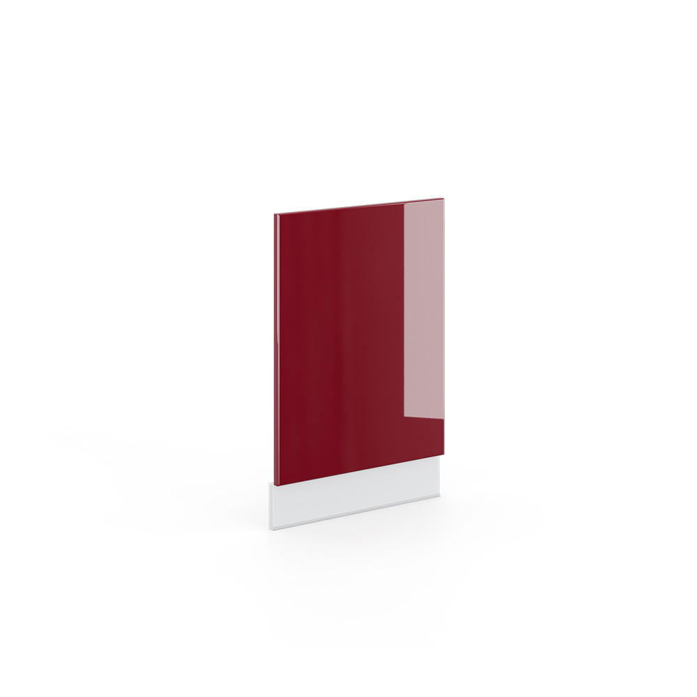 FRONTBLENDE Fame-Line Bordeaux Hochglanz 45 cm ohne AP - Bordeaux/Weiß, Holzwerkstoff (45/67.4/1.6cm) - Vicco