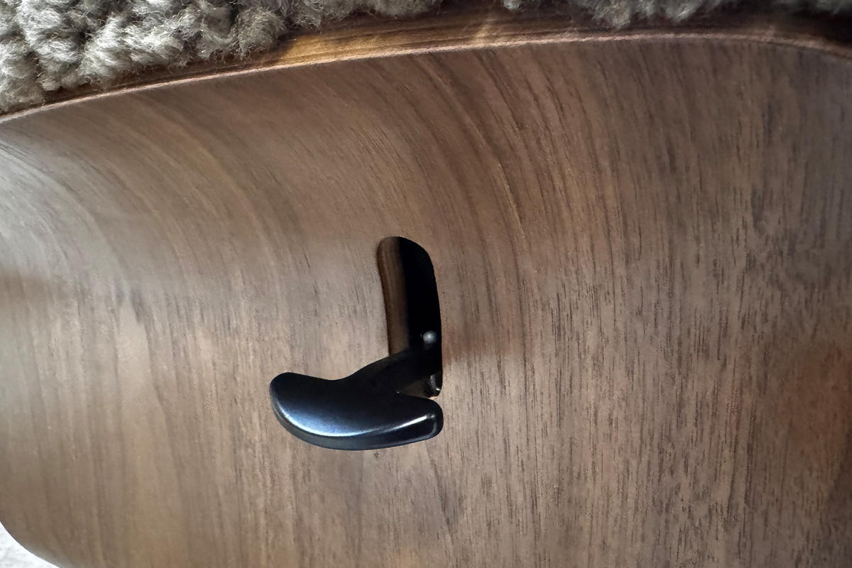 RELAXSESSEL SILVA Beige Schaffell Relaxfunktion - Beige/Schwarz, Naturmaterialien/Fell (77/106/86cm) - KAWOLA