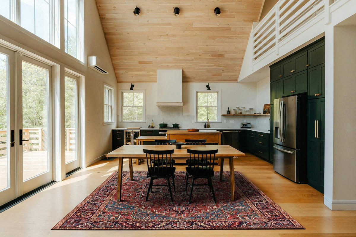 TEPPICH Design englische Nahtverarbeitung rot - Rot, Textil (200/290cm) - AFK Living