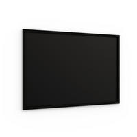 SCHWARZE Kreidetafel 90x60 cm mit Schwarz ECO-Holzrahmen - Schwarz, Holz (90/60/2cm) - ALLboards