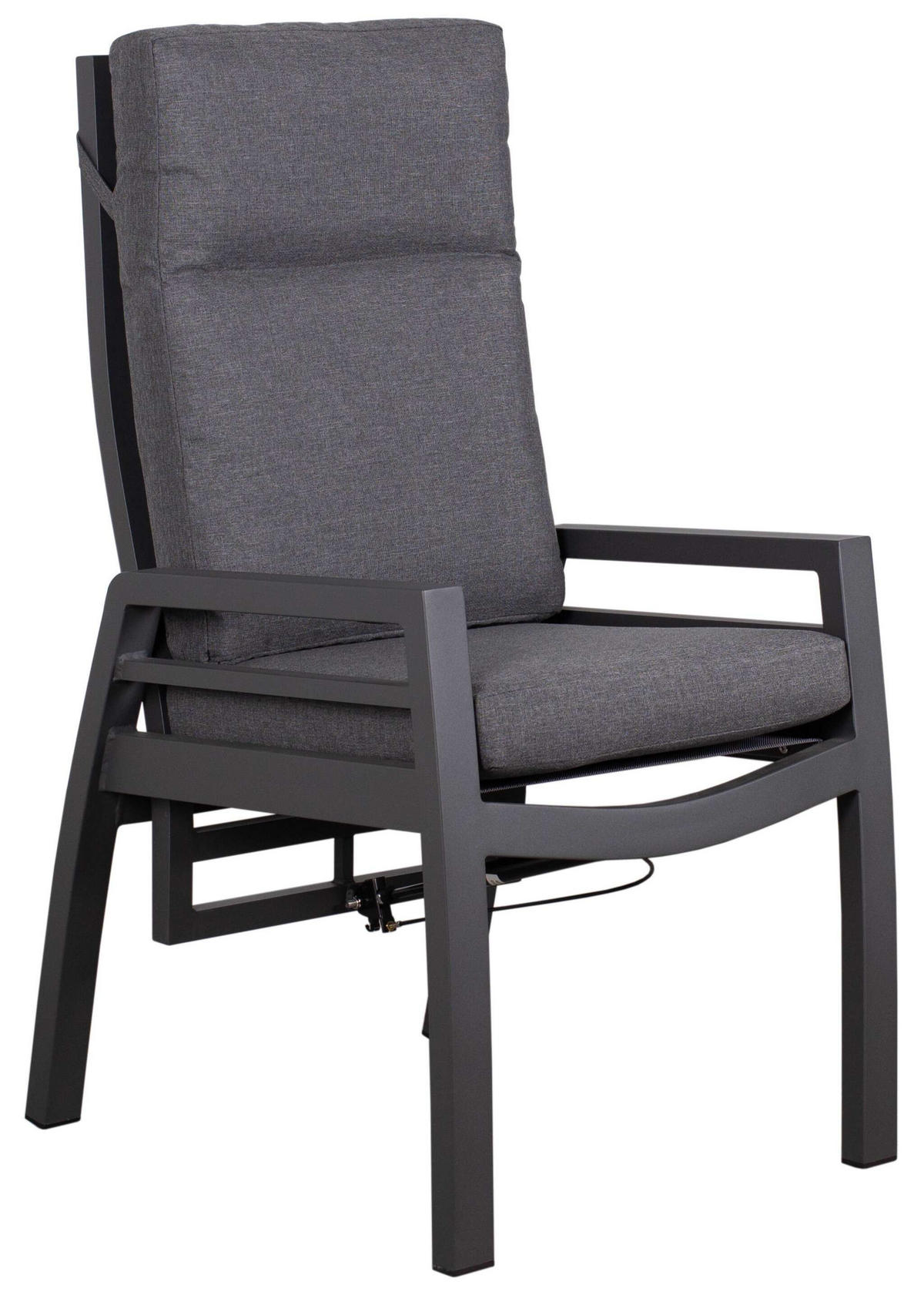 GARTENMÖBEL-SET Merida und Tarifa - Grau, Metall - Mr. Deko