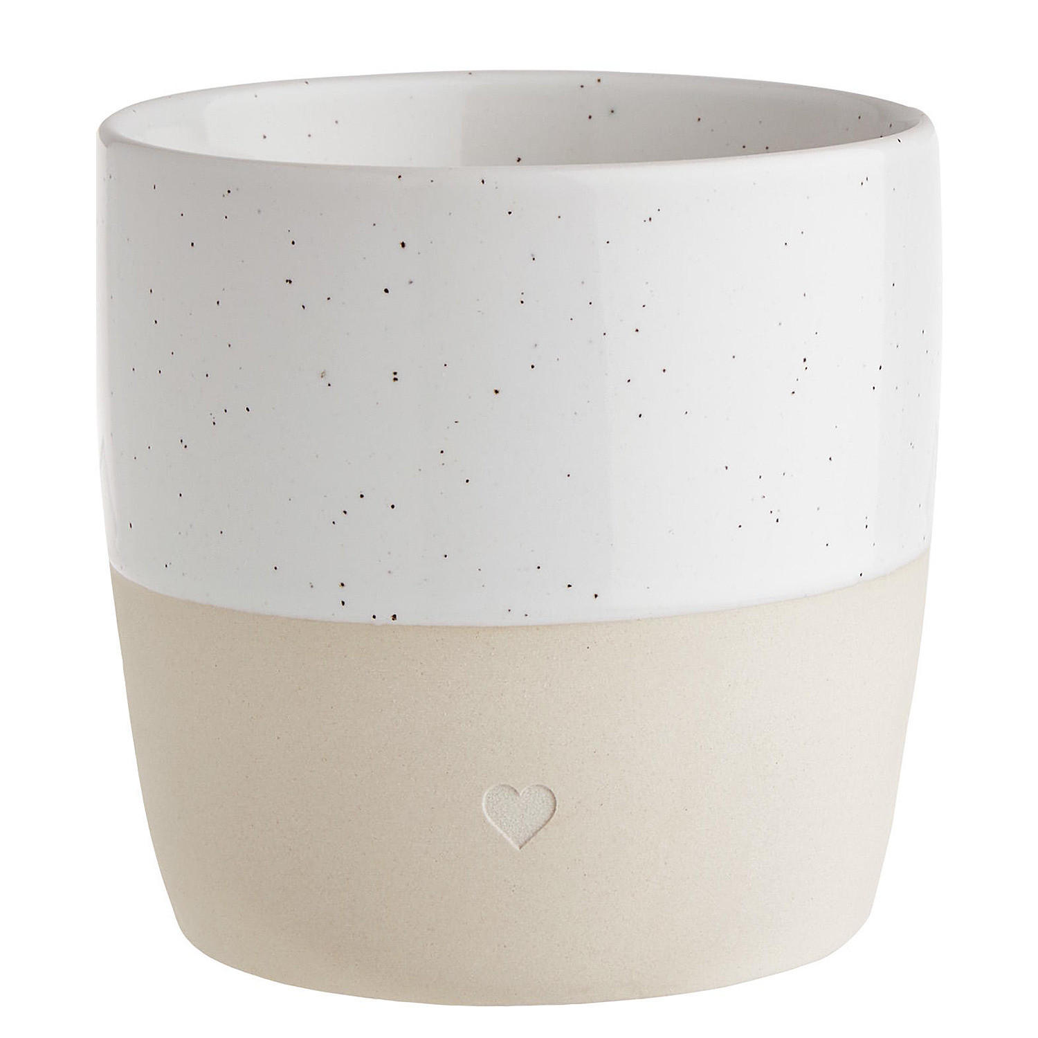 TASSE BECHER Me Time 350 ml - Weiß, Keramik (0.35L) - Butlers