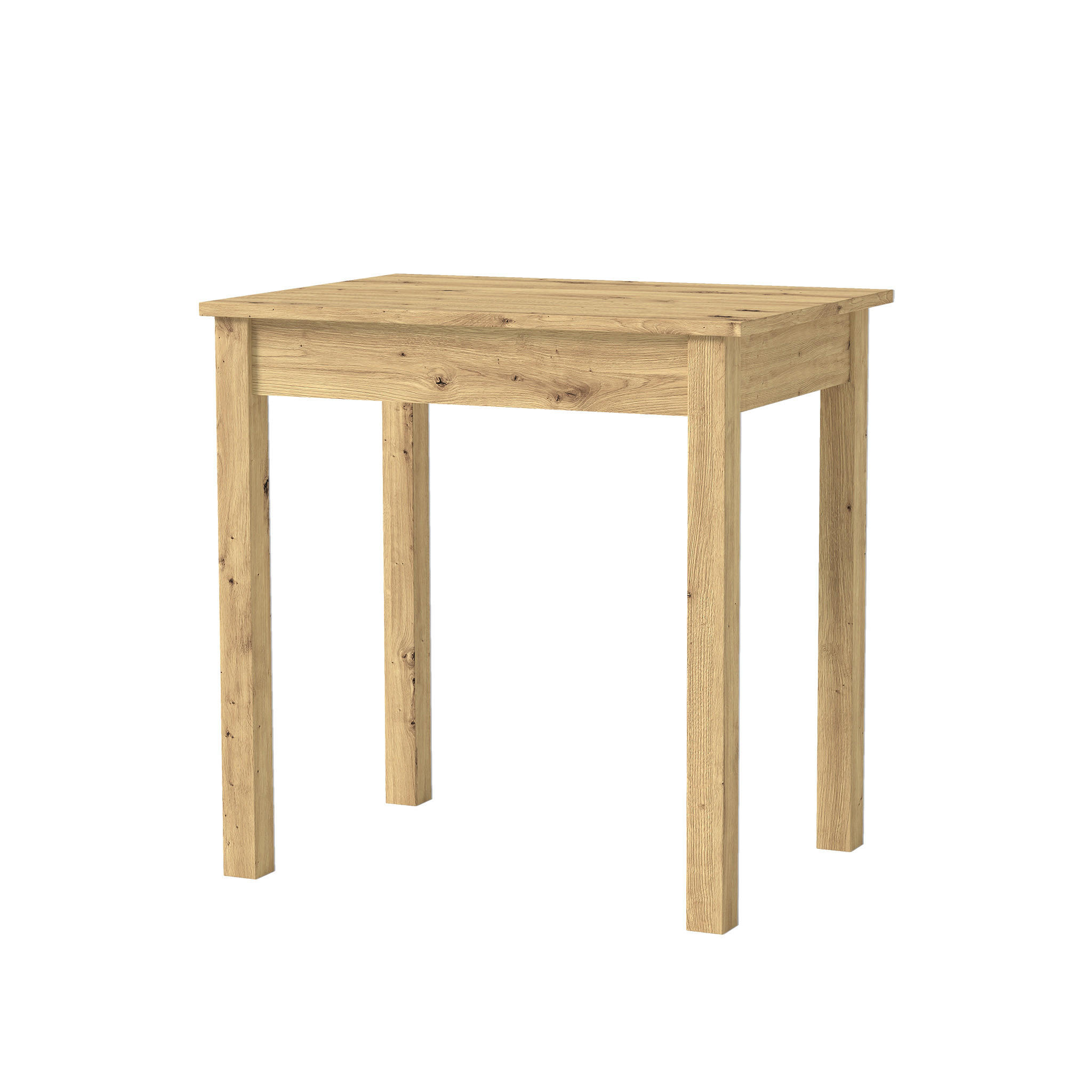 ESSTISCH SLIM 75/55/77 cm rechteckig, Artisan-Eiche - Eichefarben, Holzwerkstoff (55/75/76.5cm) - Idohome