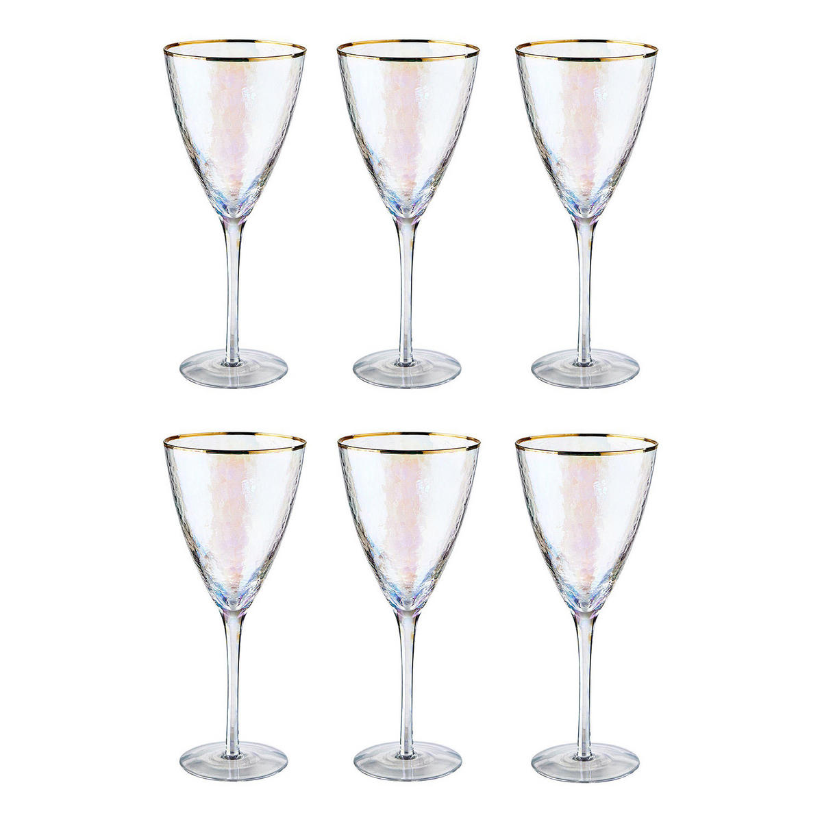 WEINGLAS (6er Set) Smeralda - Transparent, Glas (0.4L) - BUTLERS