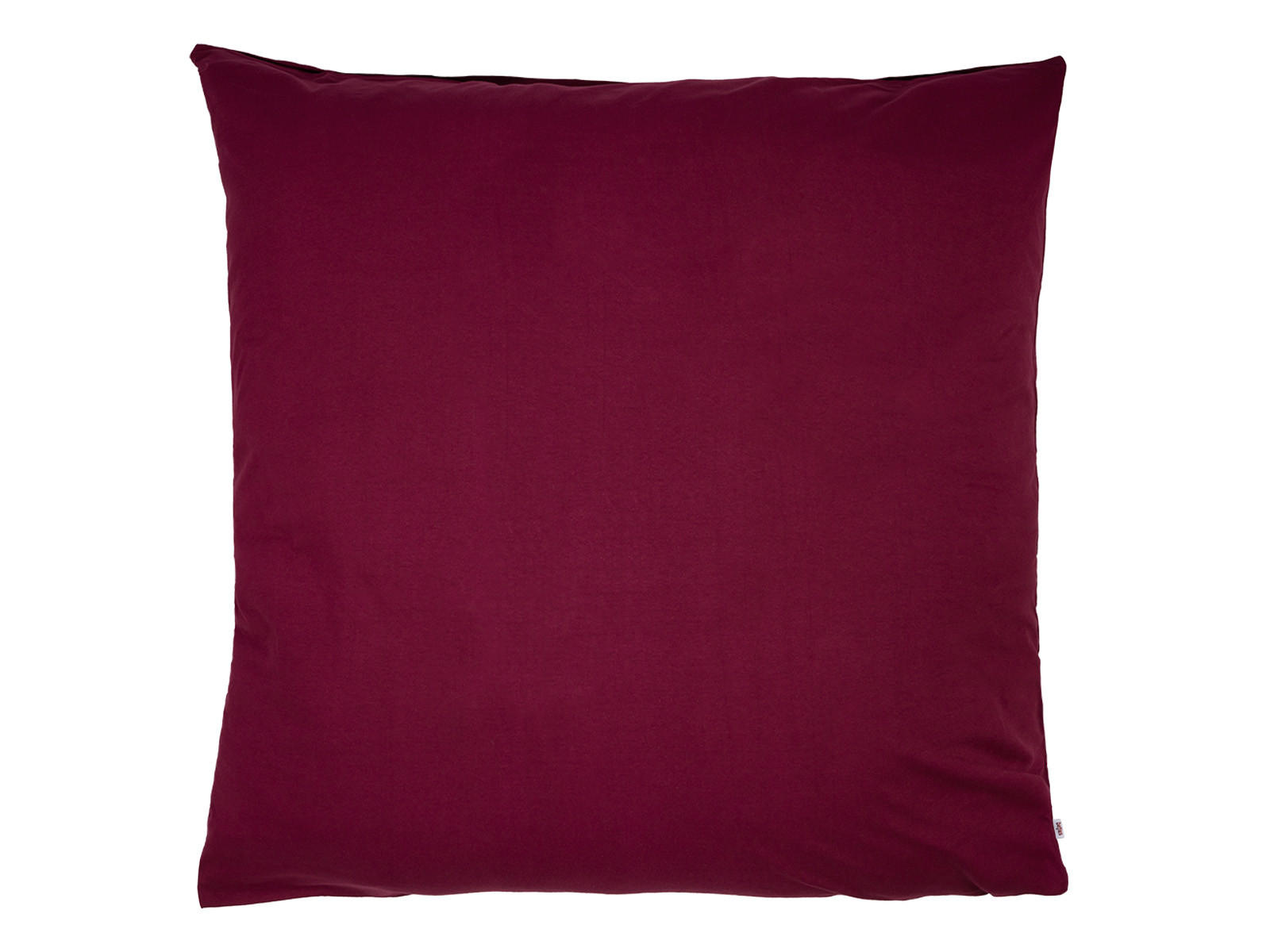 KISSENHÜLLE BasicSoft rhododendron-rot 100% Baumwoll-Jersey 80/80 cm - Weinrot, Textil (80/80cm) - beties Heimtextil