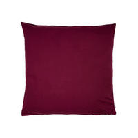 KISSENHÜLLE BasicSoft rhododendron-rot 100% Baumwoll-Jersey 80/80 cm - Weinrot, Textil (80/80cm) - beties Heimtextil