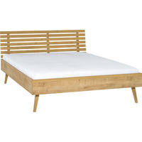 BETT NATURE - Eichefarben, Holzwerkstoff (213/145/95cm) - Vox Möbel