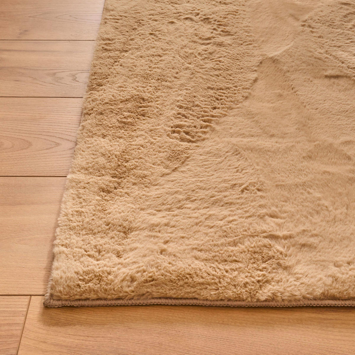 TEPPICH uni ultra weich beige Nube 200x290cm - Beige, Textil (200/290cm) - Nazar Rugs