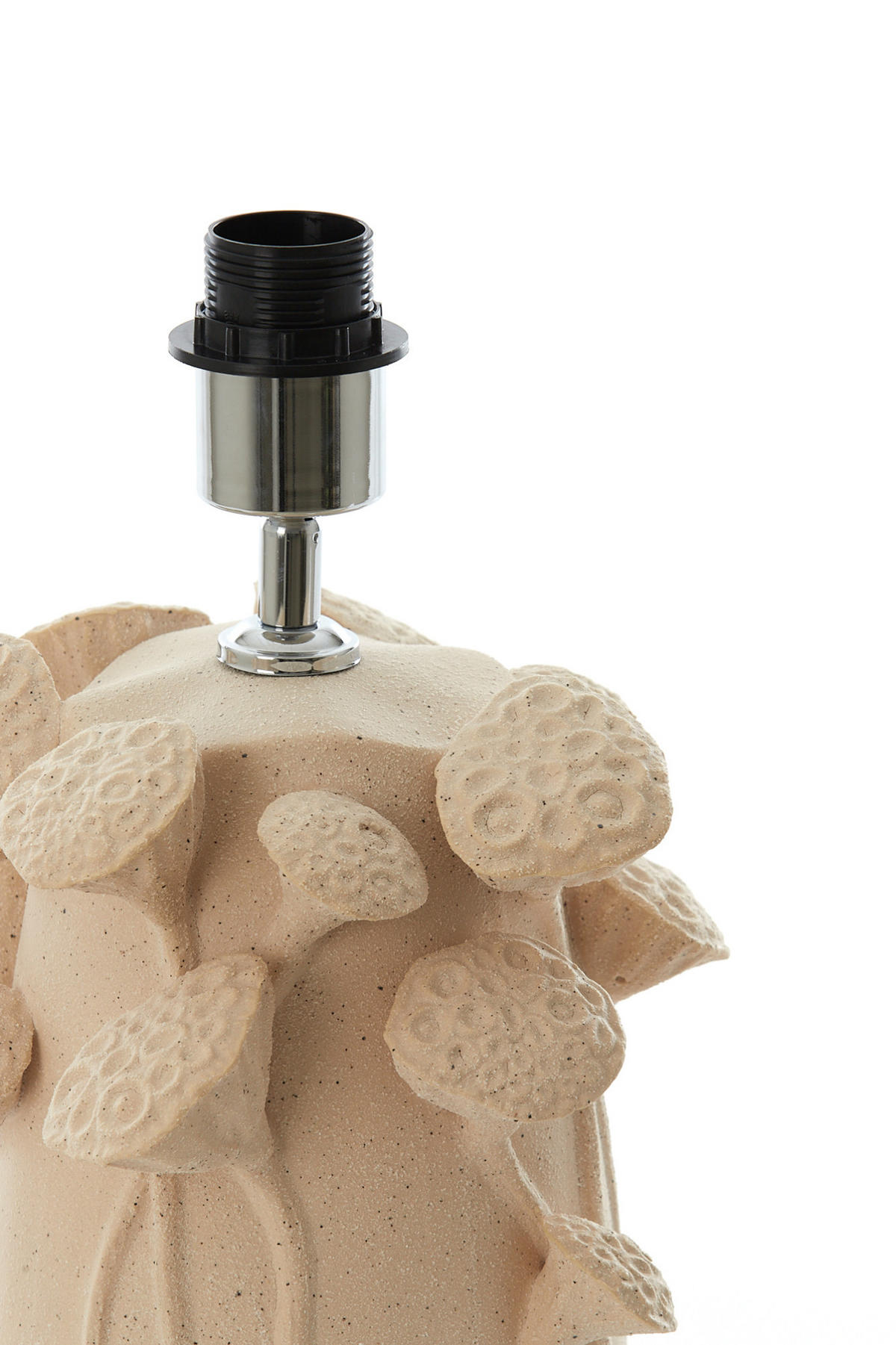 LAMPENFUSS Lavci Weiß 22,5/21/32 cm - Weiß, Keramik (22.5/21/32cm) - Light & Living