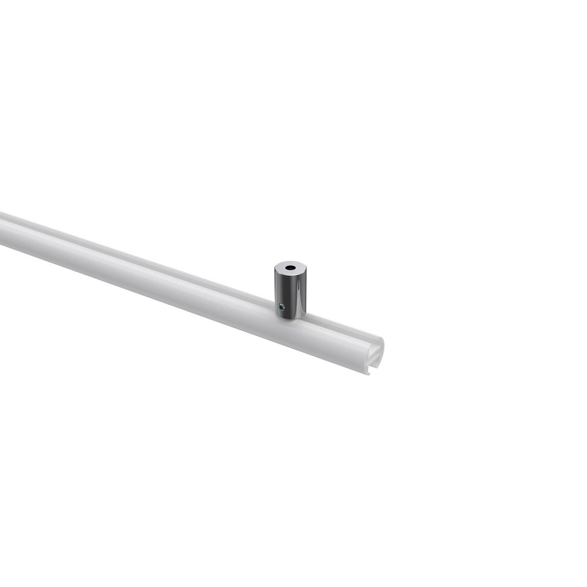 DECKENTRÄGER FÜR GARDINENSTANGEN INNENLAUF 20 mm Ø, Sonius 1-läufig, Chrom, Packung 2 Stück - Chromfarben, Metall (1.6/3/1.6cm) - INTERDECO