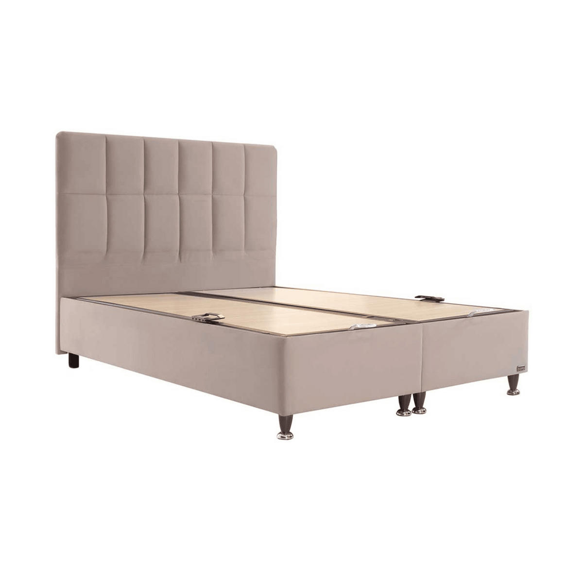 BOXBETT Golden Prime Set 160x200 - Beige, Holz/Metall (160/200cm) - Bambi