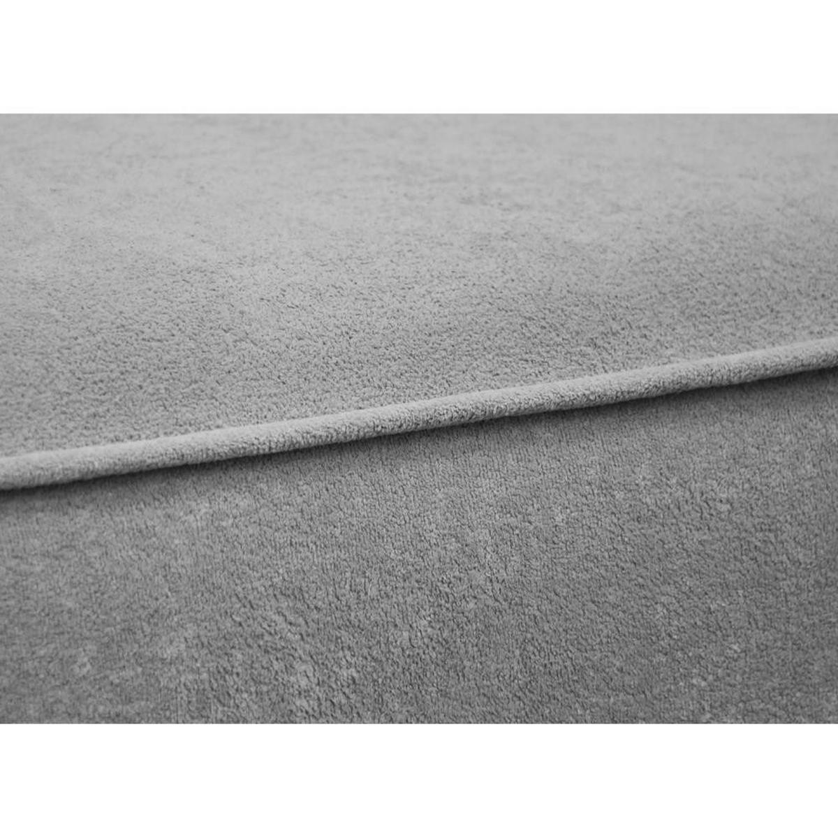 ECKSCHLAFSOFA Carlos hellgrau - Hellgrau/Schwarz, Kunststoff/Textil (265/170cm) - Beautysofa