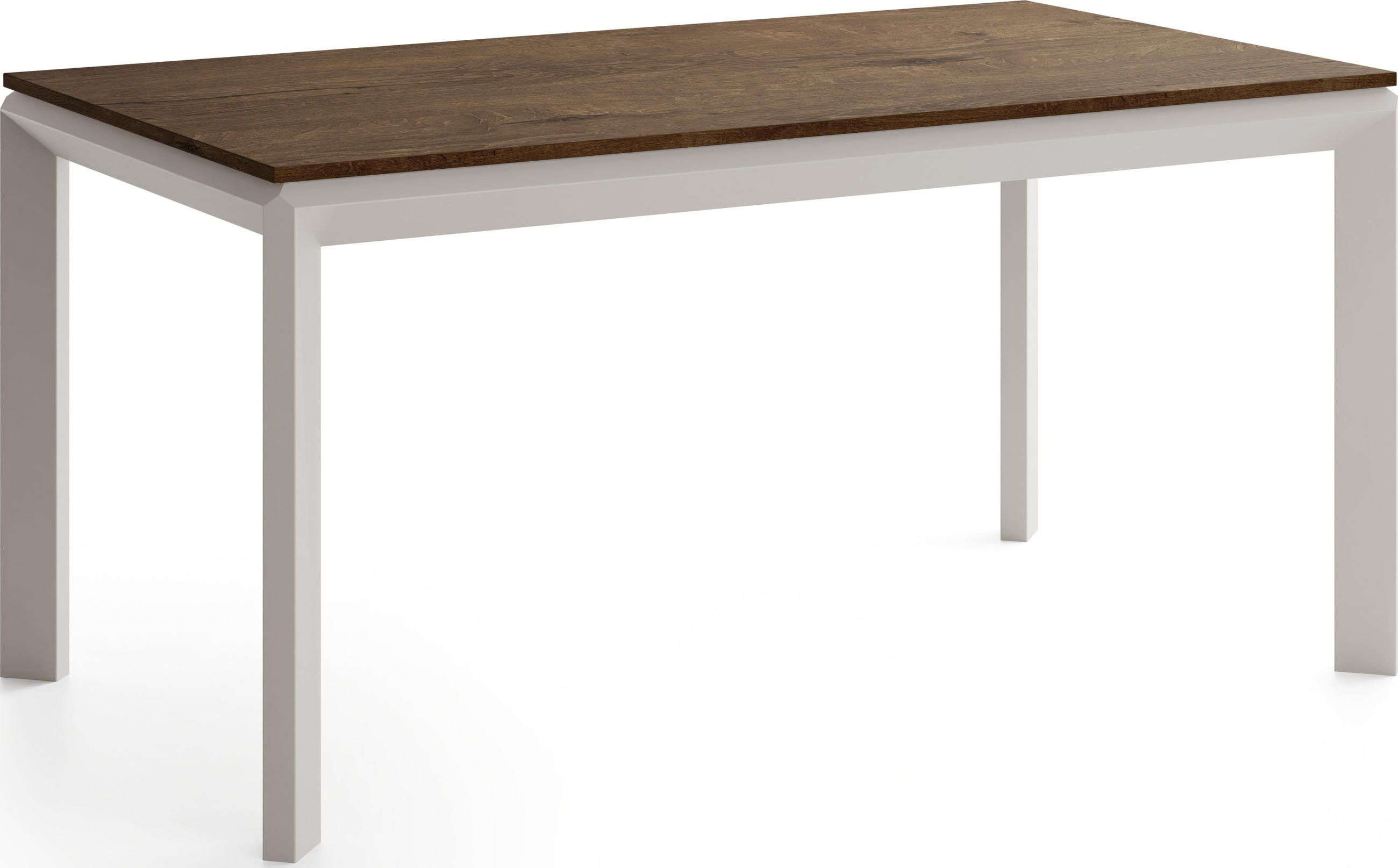 ESSTISCH Elan rechteckig ausziehbar verlängerbar mit Schwarzen Metallbeinen, Eiche Braun Rustikal 160-250/90/76 cm - Kaschmir/Alteiche, Holzwerkstoff/Metall (90/250/76cm) - WFL GROUP