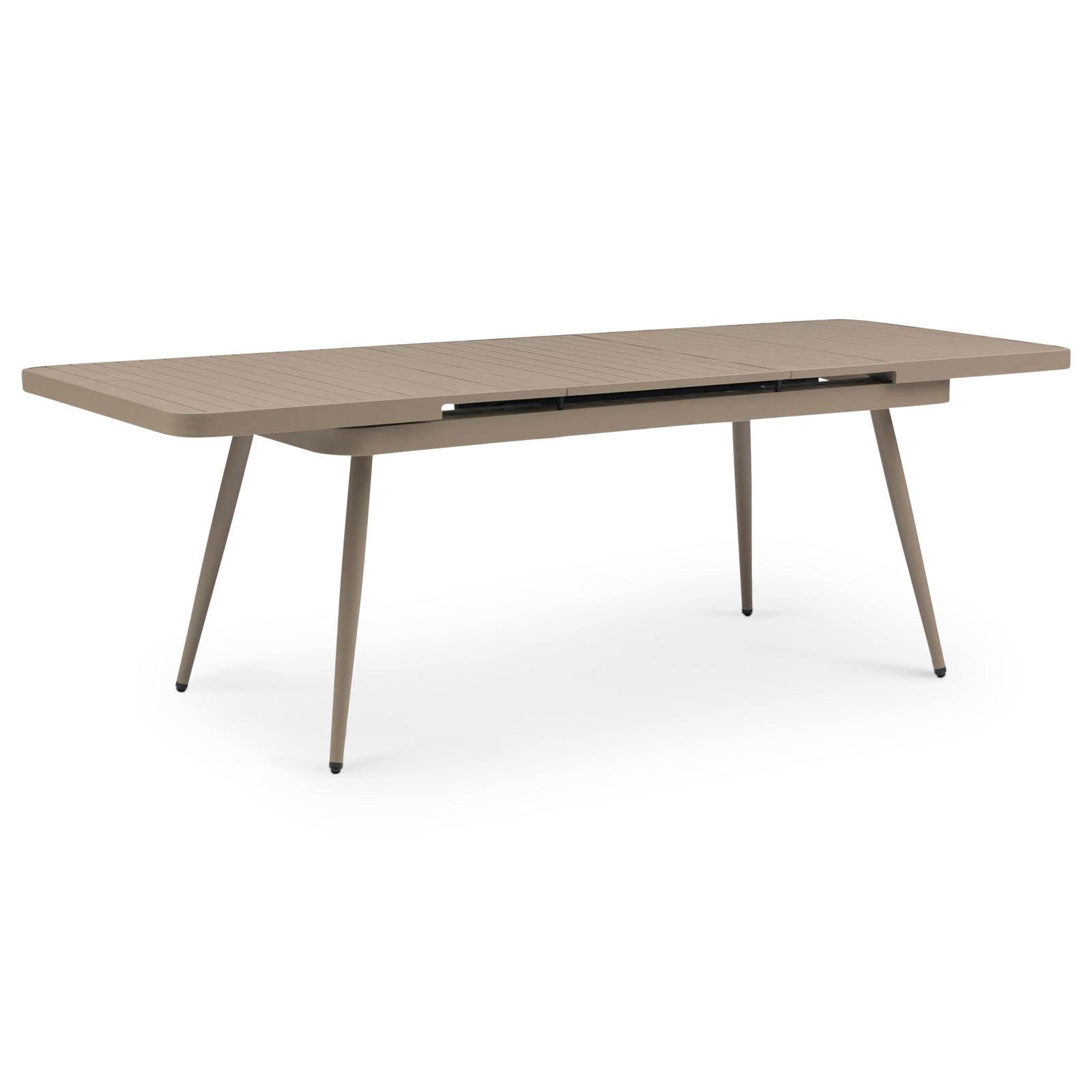 Idimex Gartentisch Champagner 180x77x90 cm