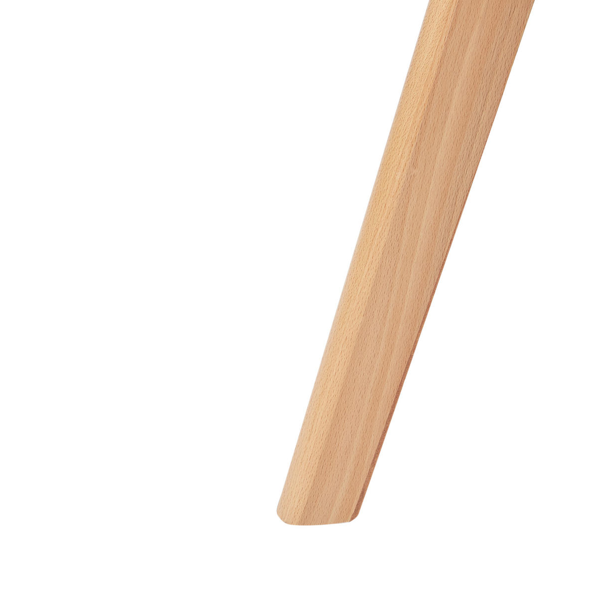 ESSTISCH 160/90 cm Transparent/Heller Holzfarbton Hudson - Hellbraun/Transparent, Glas/Holz (160/90/75cm) - Beliani