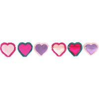TÄSCHEN Hearts 3er-Set - Multicolor, Textil (13/13/13cm) - FURNARO