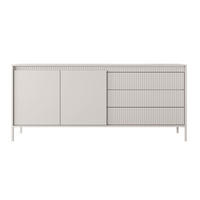 SIDEBOARD Falsetto Beige 187 cm - Beige, Holzwerkstoff/Metall (187/81.5/39.5cm) - Selsey