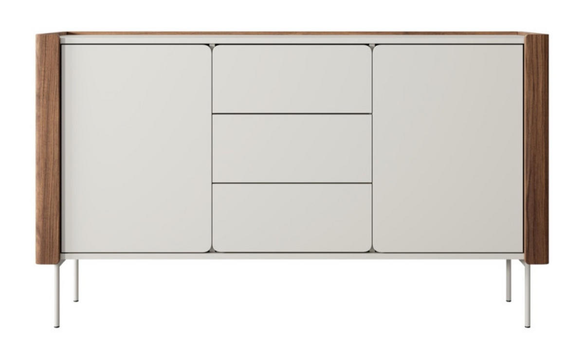 KOMMODE Mehrfarbig Wrapso 141.5x39.5 cm Mit Metallgestell - Multicolor, Holzwerkstoff (141.5/82.5/39.5cm) - Sepro Meble