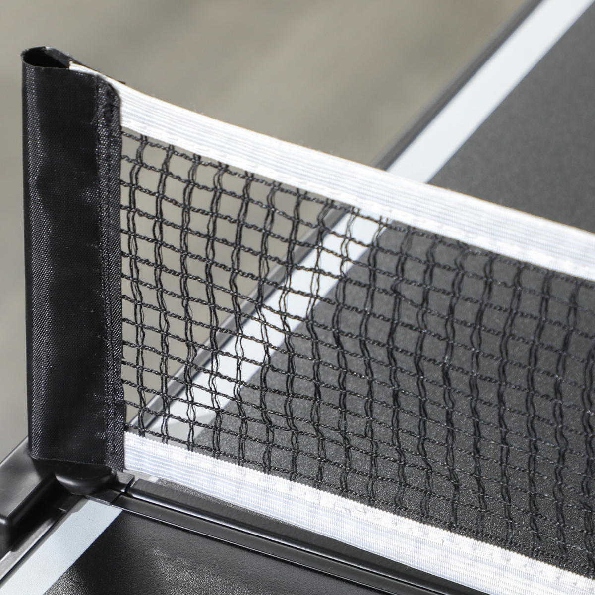 TISCHTENNISPLATTE - Schwarz, Metall (76/152cm) - SPORTNOW