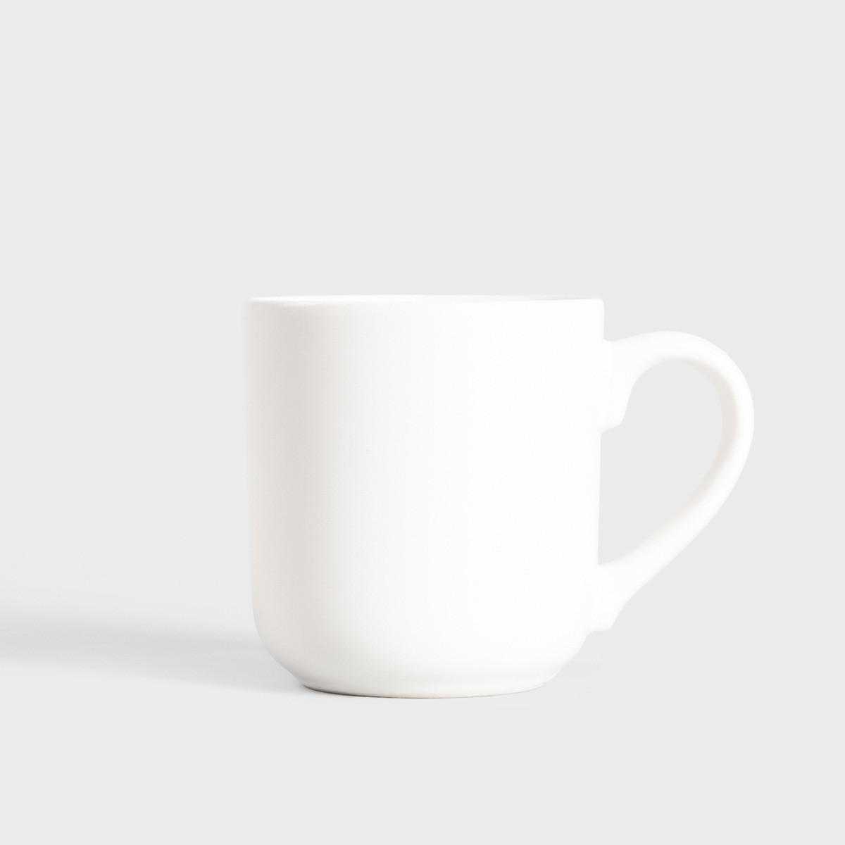 BECHER Famelio weiß 0,4 l 6er-Set - Weiß, Keramik (0.4L) - Homla