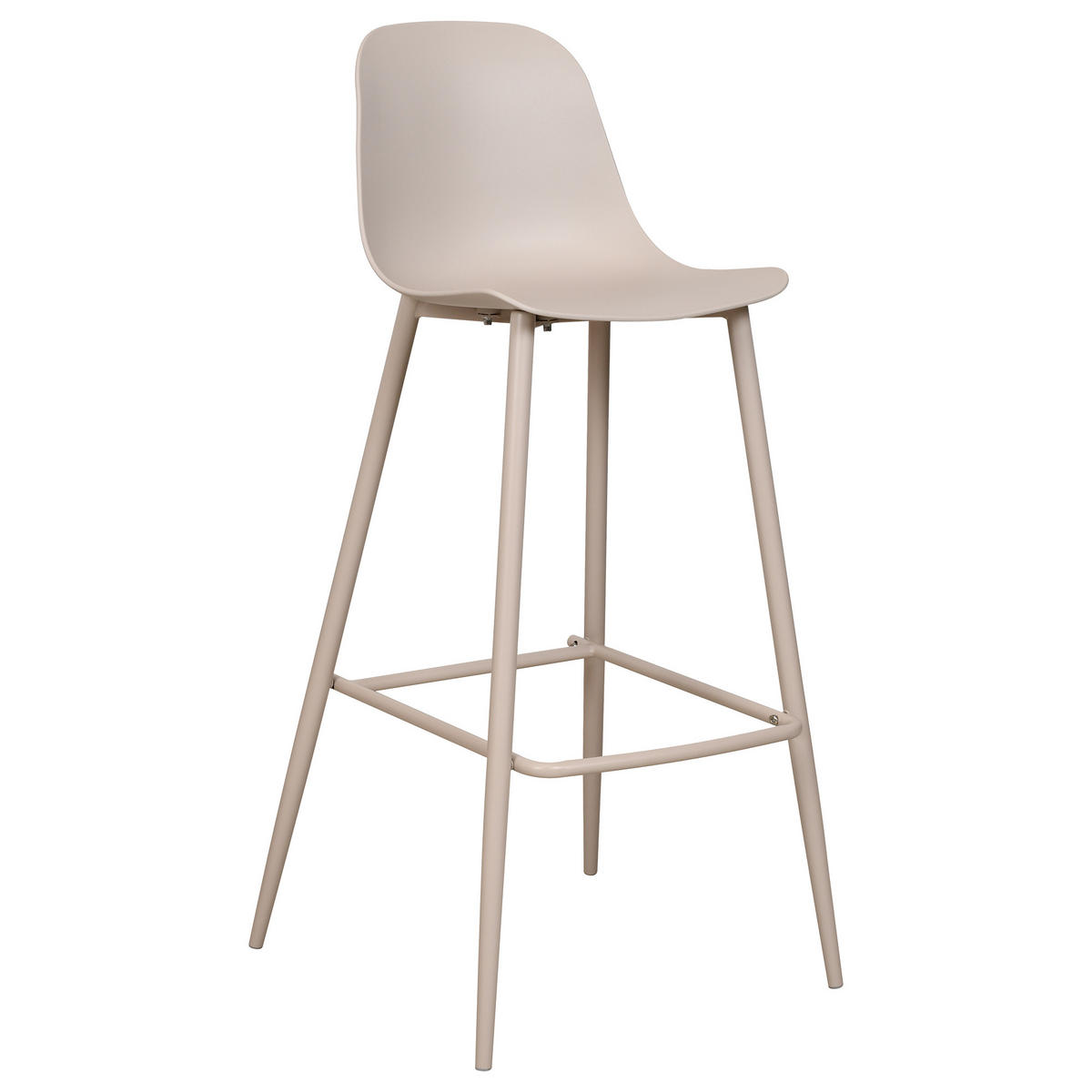 BARHOCKER Lein Beige 49.5 cm x 101.5 cm - Beige, Kunststoff (49/101/48cm) - Kenay Home