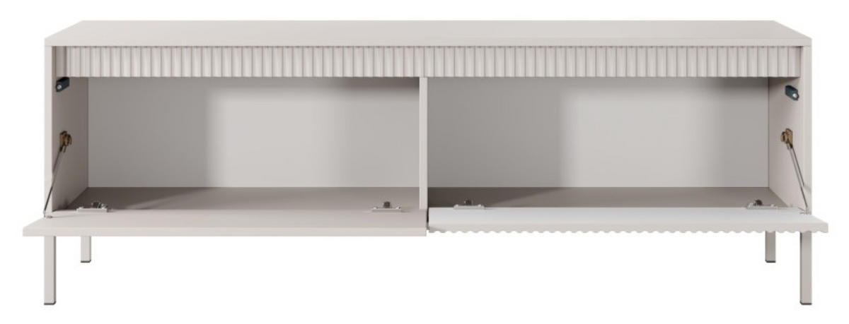 SCHRANK Beige ENSO Auf Metallfüßen - Beige, Holzwerkstoff (153.5/53.4/39.5cm) - Sepro Meble