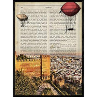 POSTER Vintage Von Almeria. A4 Rahmenlos - Klar, Papier (29.7/5/21cm) - Nacnic