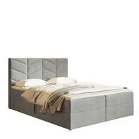 BETT Grau G3 Mit Bettkasten 160x200 cm - Grau, Textil (160/200cm) - Sepro Meble