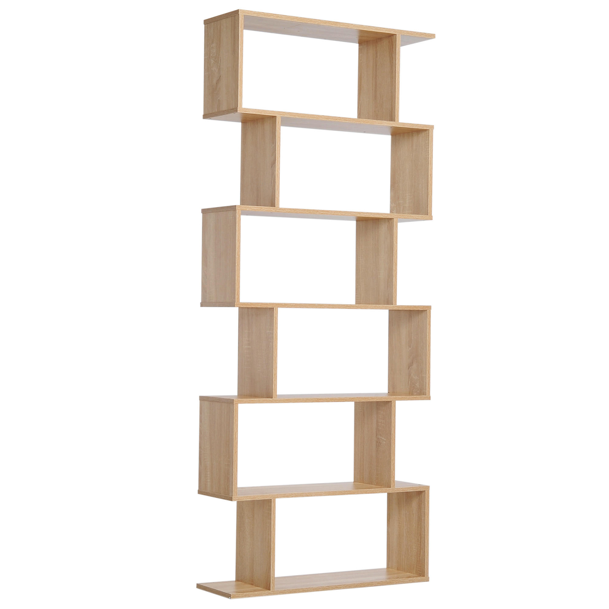 BÜCHERREGAL Eichefarben Hell 80/23/192 cm - Eichefarben, Holzwerkstoff (23/192/80cm) - PANGIVO