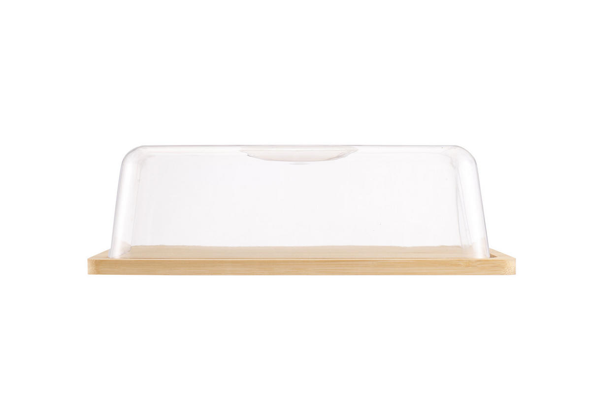 SERVIERBRETT mit Haube Modern Kitchen Naturfarbe 24/18/8 cm Holz - Naturfarben, Holz (18/8/24cm) - Mondex