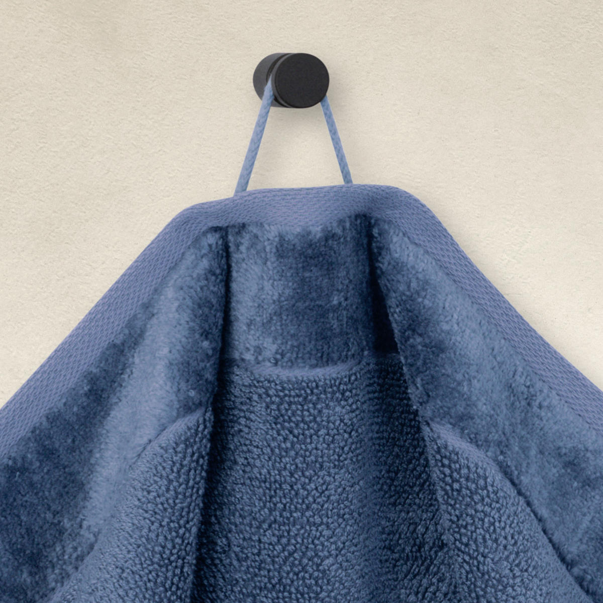 HANDTUCH BAMBOO LUXE - Blau, Textil (50/100cm) - MÖVE