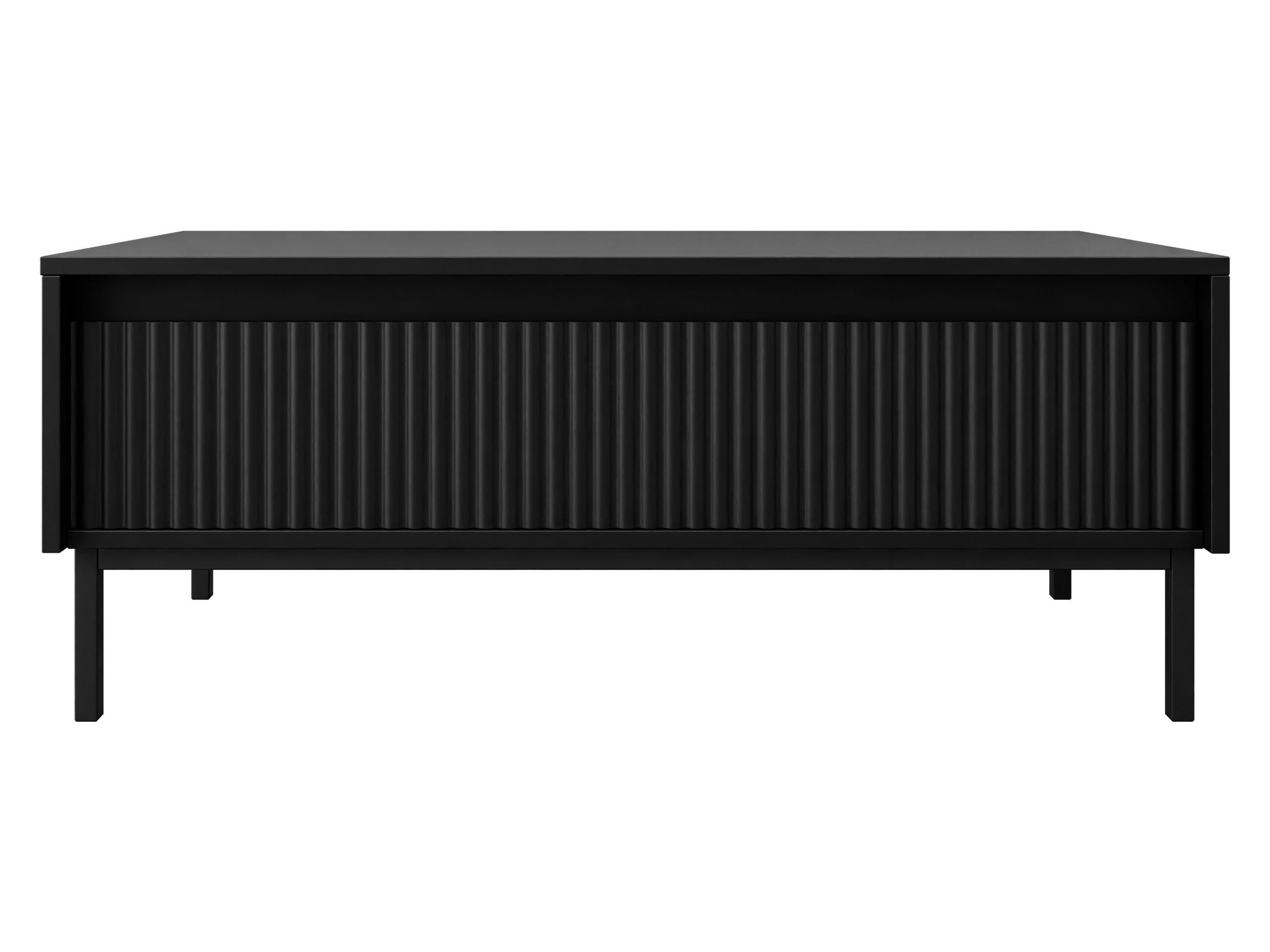 COUCHTISCH Ozmi 1SZ - Schwarz, Holzwerkstoff/Metall (50/100/40cm) - MIRJAN24