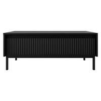 COUCHTISCH Ozmi 1SZ - Schwarz, Holzwerkstoff/Metall (50/100/40cm) - MIRJAN24