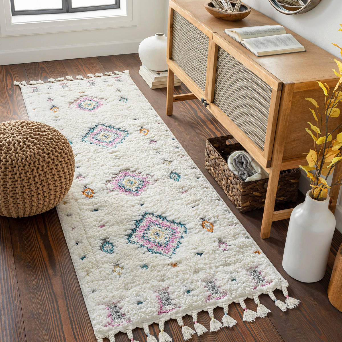HOCHFLORTEPPICH Pukyu 80/220 cm Elfenbein - Creme, Textil (80/220cm) - LIVABLISS