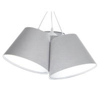 HÄNGELEUCHTE Grau 26/19 cm - Grau, Kunststoff (26/0.8/19cm) - ONZENO