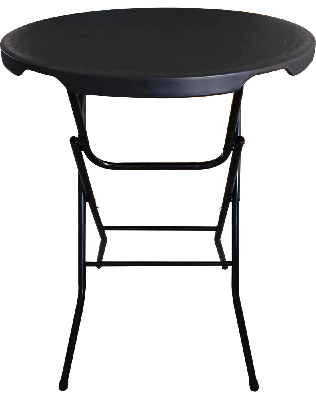 STEHTISCH klappbar 80cm, schwarz - Schwarz, Kunststoff (80/80/110cm) - Giga Meubel