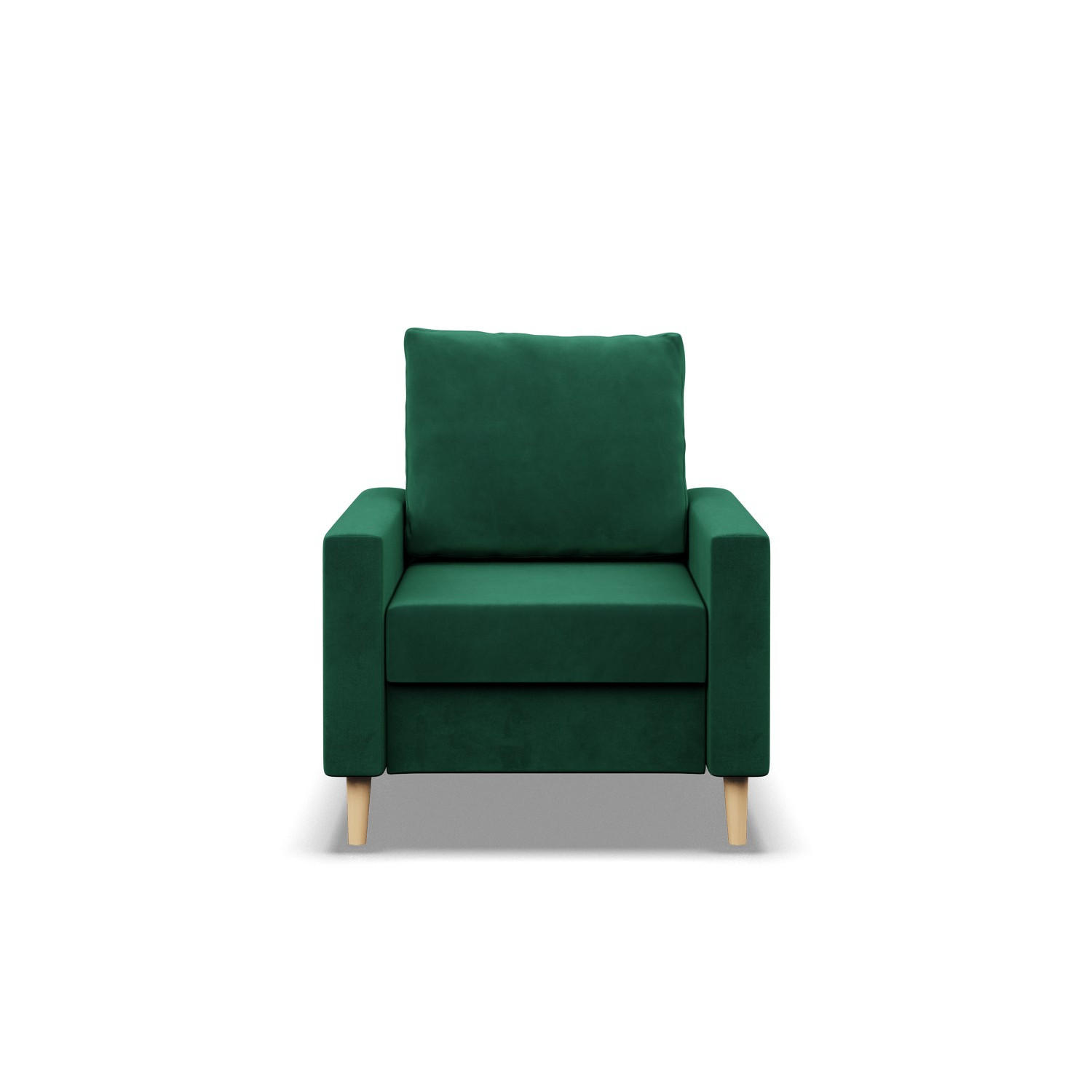LOUNGESESSEL BLANK, BONELL, Grün - Grün, Textil (75/92/92cm) - Mebligo