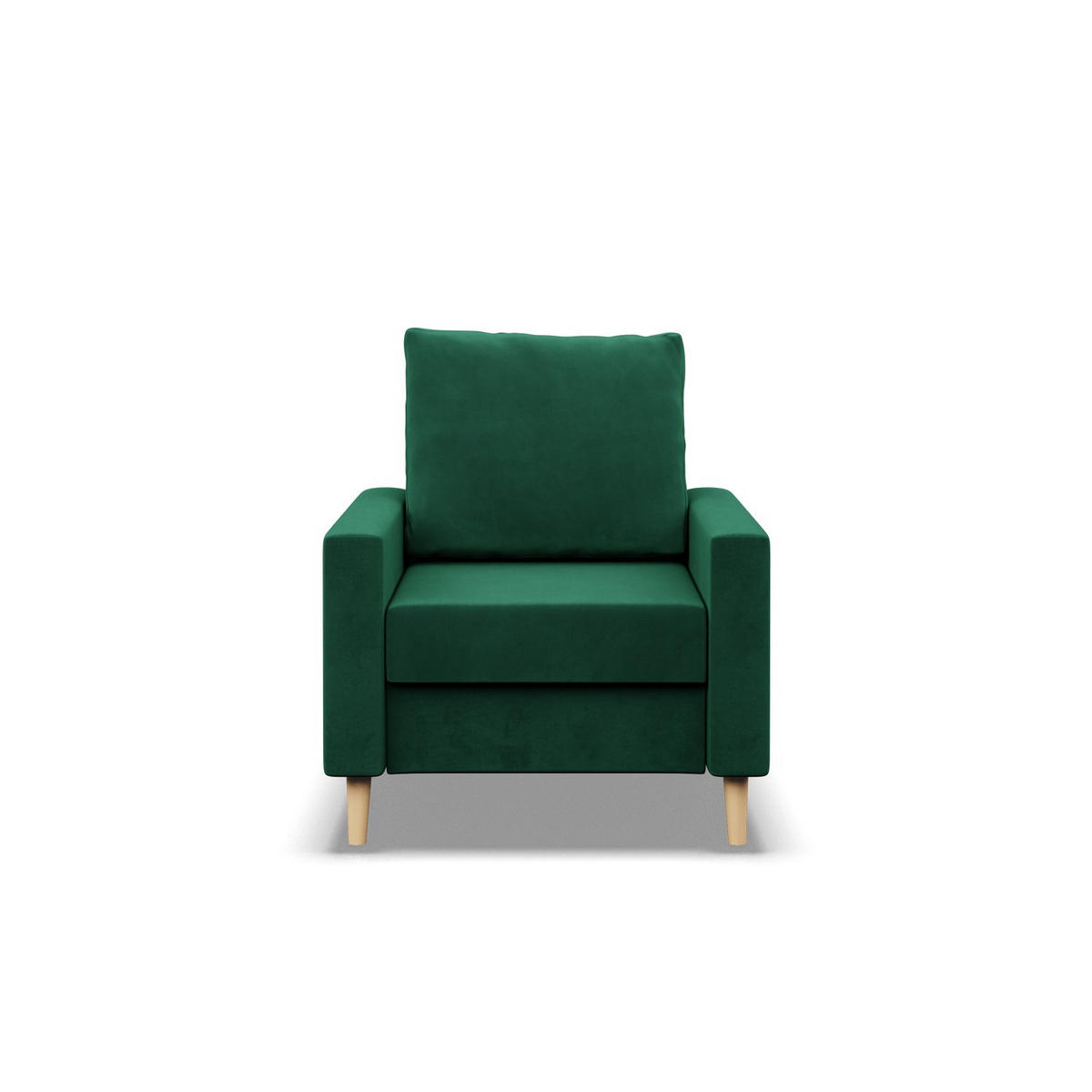 LOUNGESESSEL BLANK, BONELL, Grün - Grün, Textil (75/92/92cm) - Mebligo